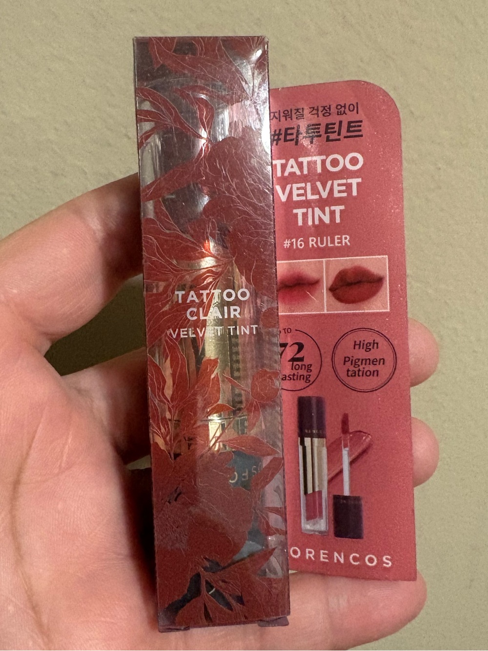 Tattoo Velvet Tint Lipstick - 16 Ruler (Deep Rose) 🌹 Brand New Never Used.